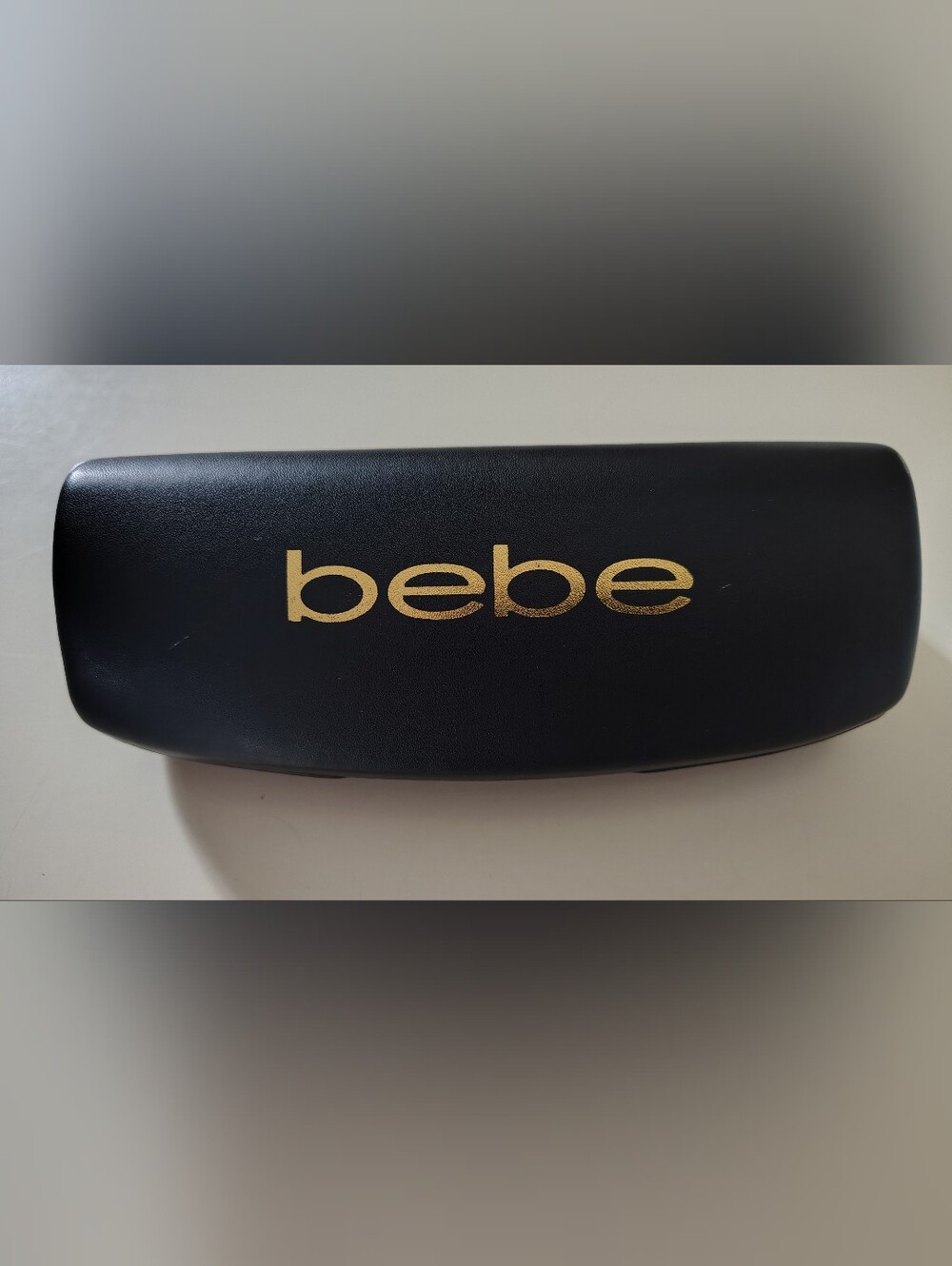 bebe Black And Gold Eyeglasses Clamshell Case